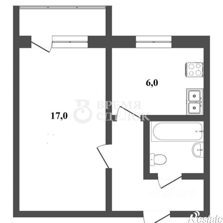 1-комн квартира улица Лакина, 133,  д. 133