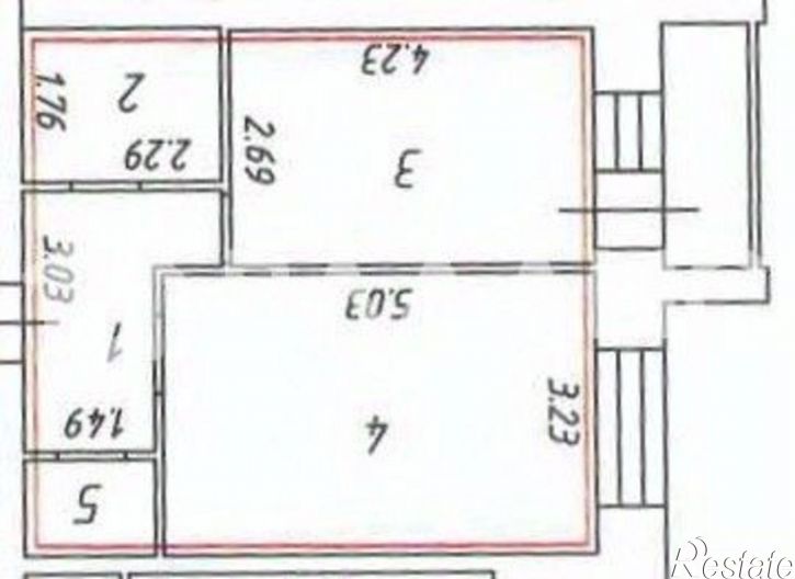 1-комн квартира улица Куйбышева, 5Б,  д. 5Б