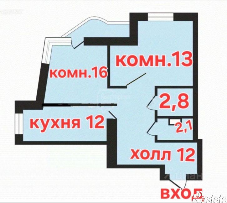 2-комн квартира ул Гвардейская, 11,  д. 11