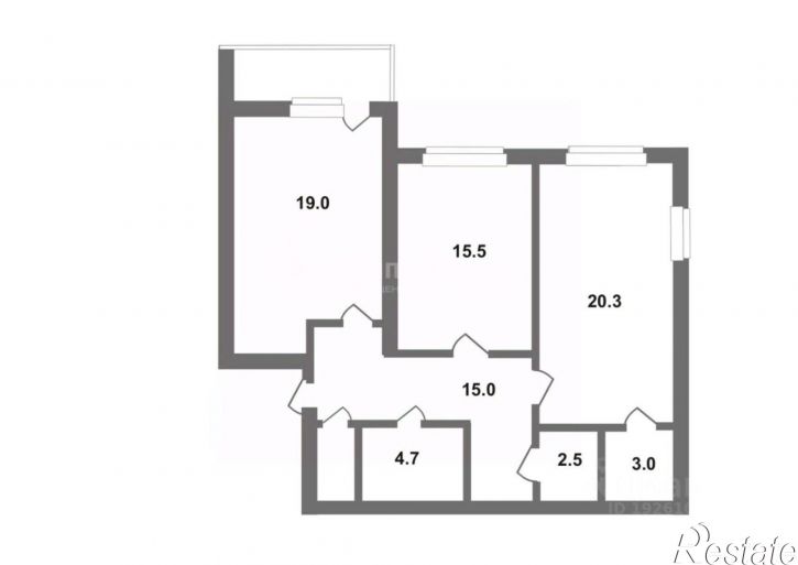 2-комн квартира улица Горького, 60А,  д. 60А