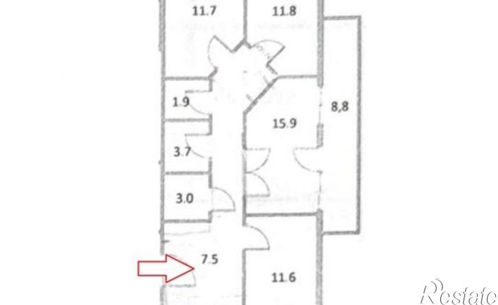 3-комн квартира ул Зелёная, 53а,  д. 53а