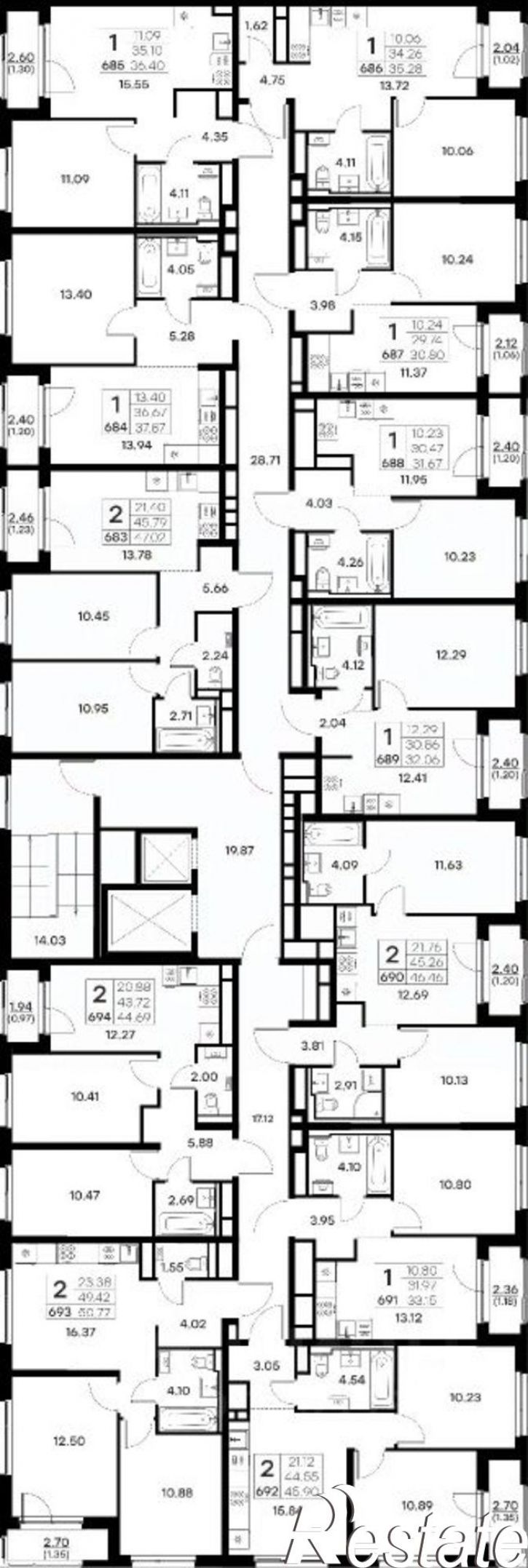 2-комн квартира в новом доме Тракторная улица, 43