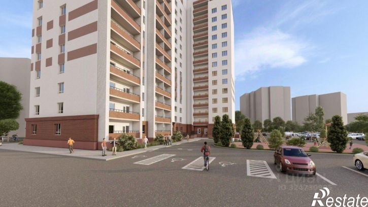 2-комн квартира в новом доме ул Фестивальная, 84,  д. 84
