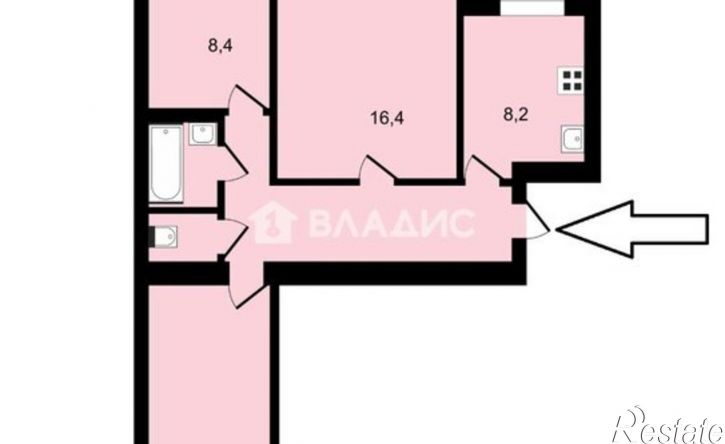 3-комн квартира Суздальский пр-кт, 5,  д. 5
