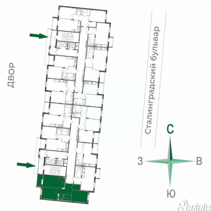 3-комн квартира в новом доме Верезинская улица, 3Б,  д. 3Б