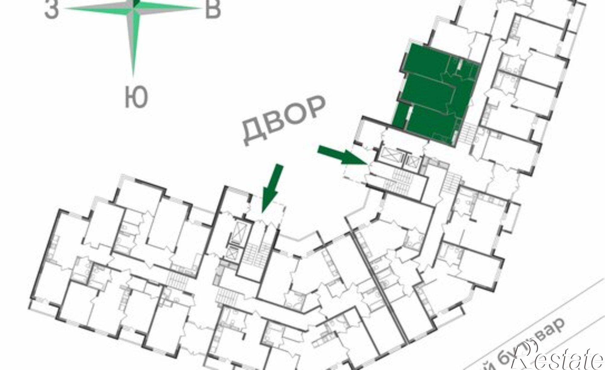 Купить квартиру за 7 535 450 рублей на Верезинская улица, 7