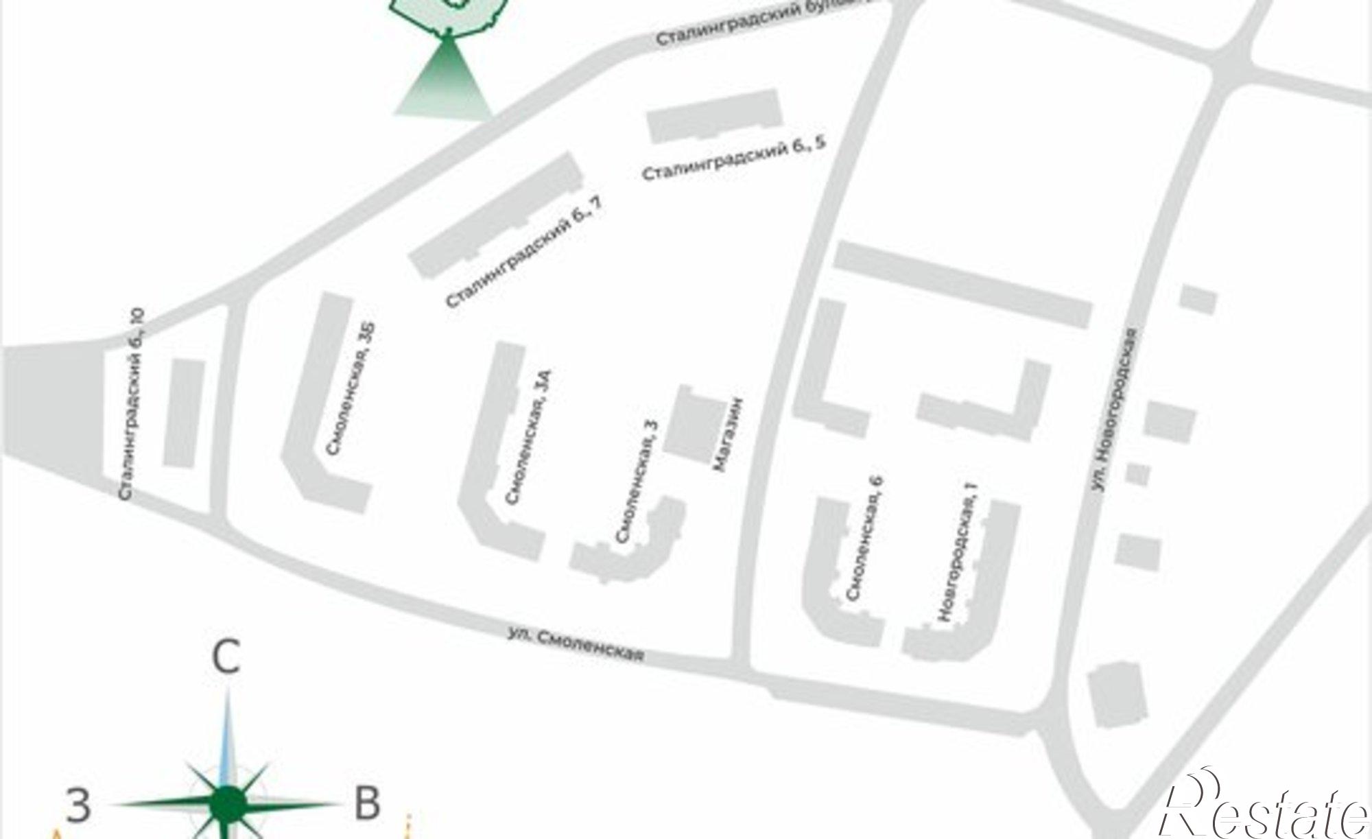 Купить квартиру за 7 754 000 рублей на Верезинская улица, 7