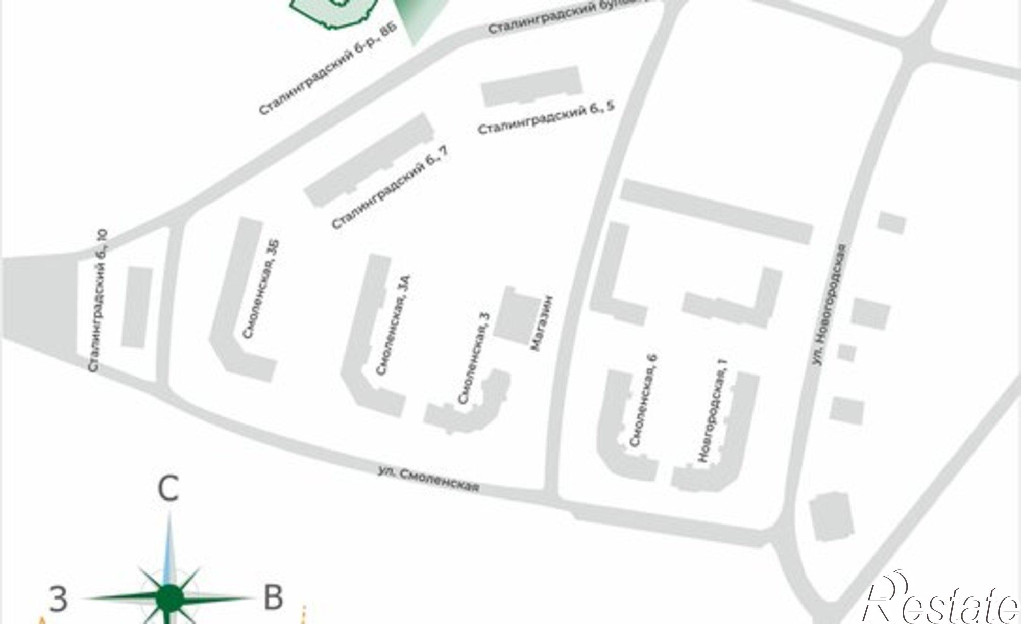 Купить квартиру за 7 976 480 рублей на Верезинская улица, 7