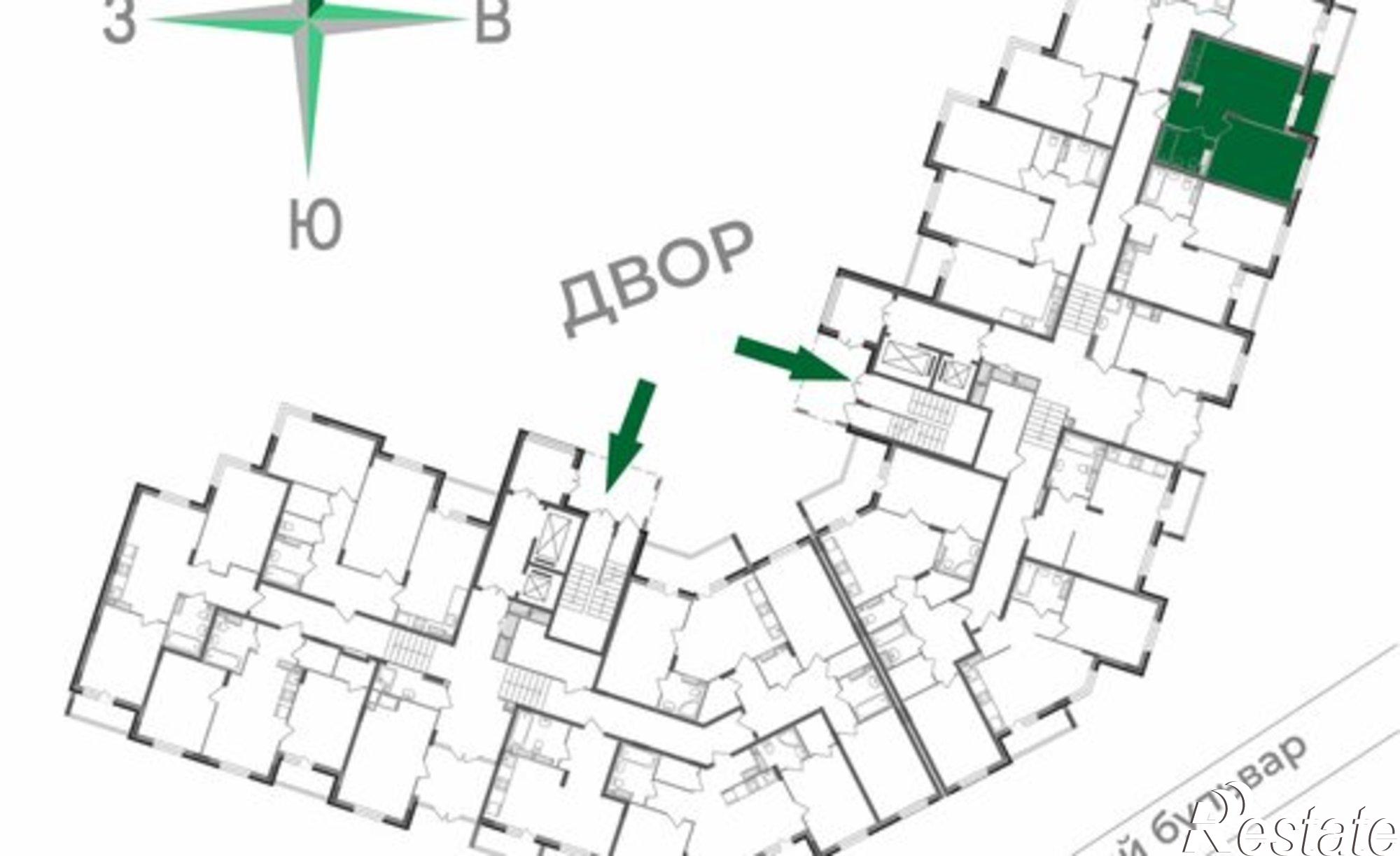 Купить квартиру за 4 474 300 рублей на Верезинская улица, 7
