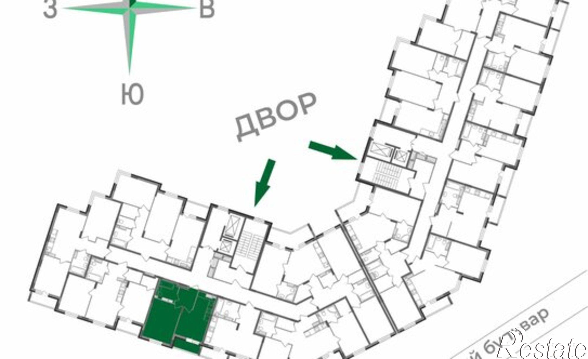 Купить квартиру за 4 471 420 рублей на Верезинская улица, 7