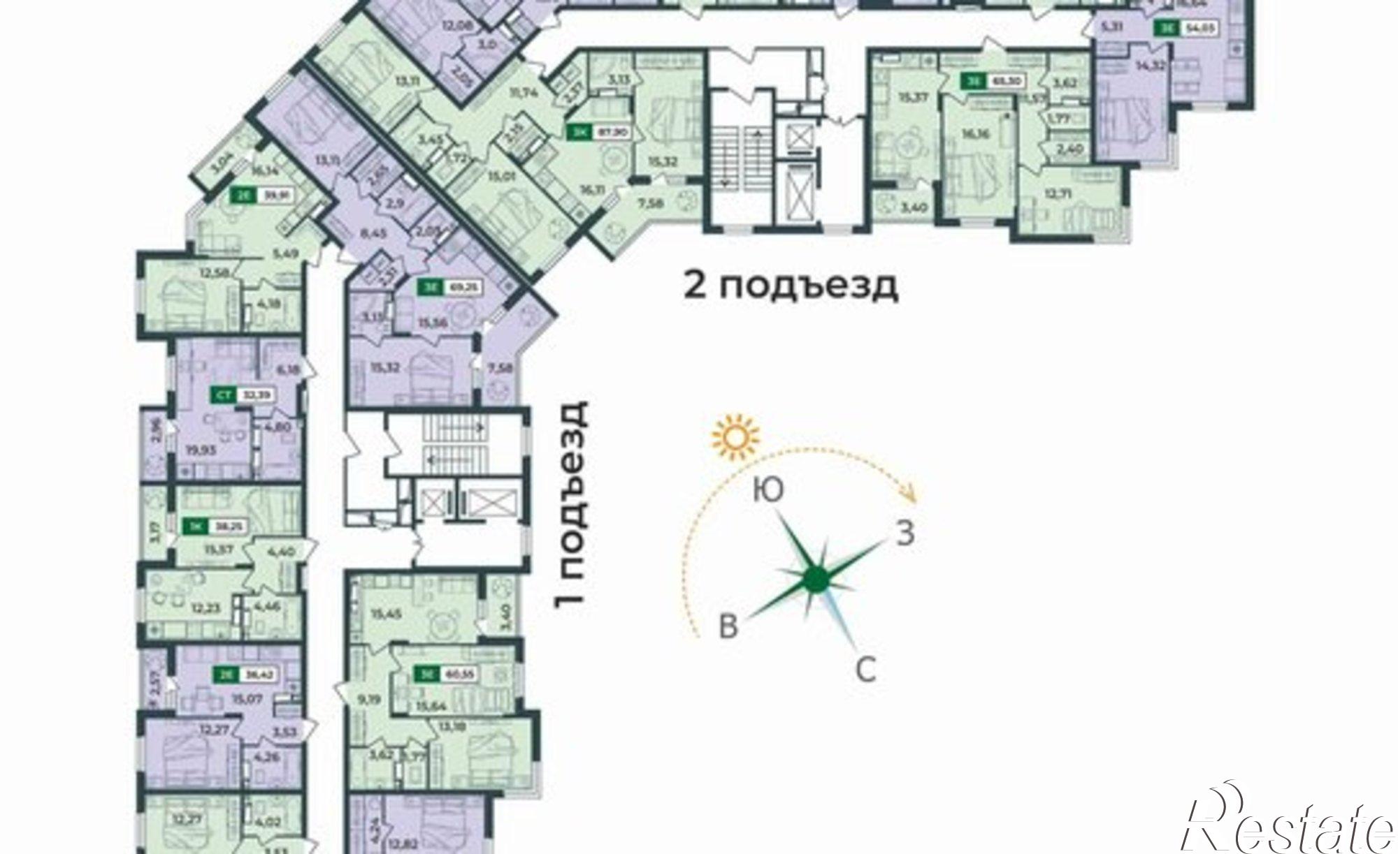 Купить квартиру за 4 463 270 рублей на Верезинская улица, 7
