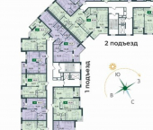 3-комн, 53 кв м, этаж 10/17 Верезинская улица, 7