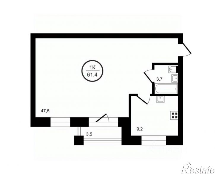2-комн квартира улица Красная Горка, 26,  д. 26