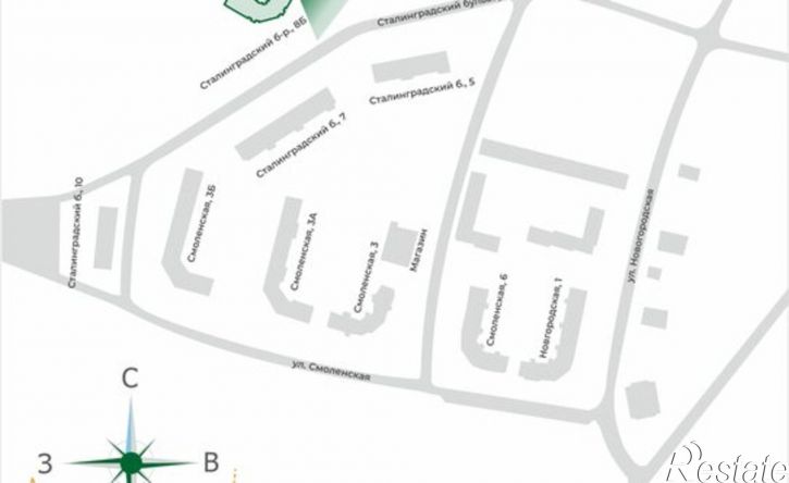 2-комн квартира в новом доме Верезинская улица, 7,  д. 7
