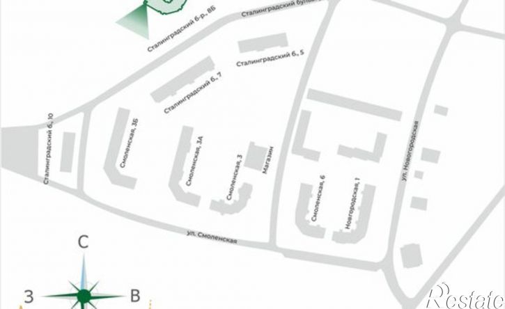 3-комн квартира в новом доме Верезинская улица, 7,  д. 7