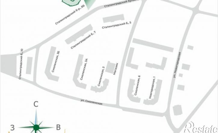 3-комн квартира в новом доме Верезинская улица, 7,  д. 7