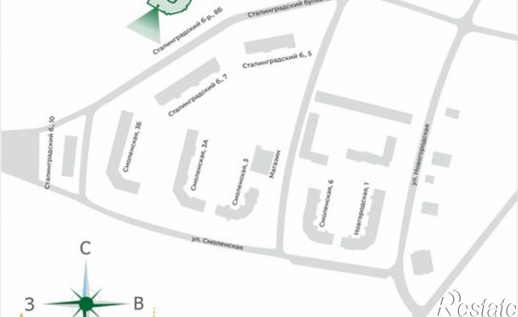 2-комн квартира в новом доме Верезинская улица, 7,  д. 7