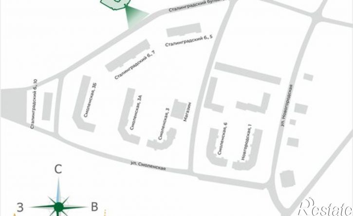 2-комн квартира в новом доме Верезинская улица, 7,  д. 7