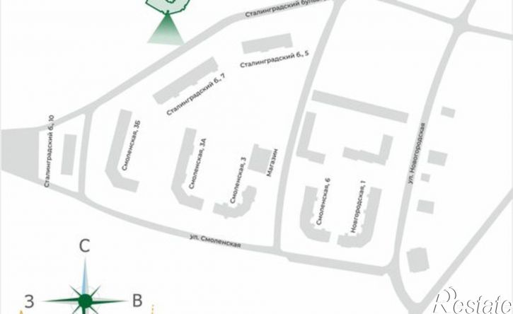 3-комн квартира в новом доме Верезинская улица, 7,  д. 7