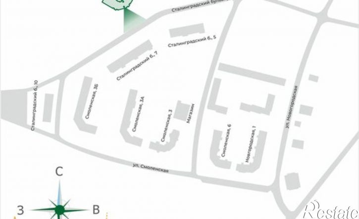 3-комн квартира в новом доме Верезинская улица, 7,  д. 7