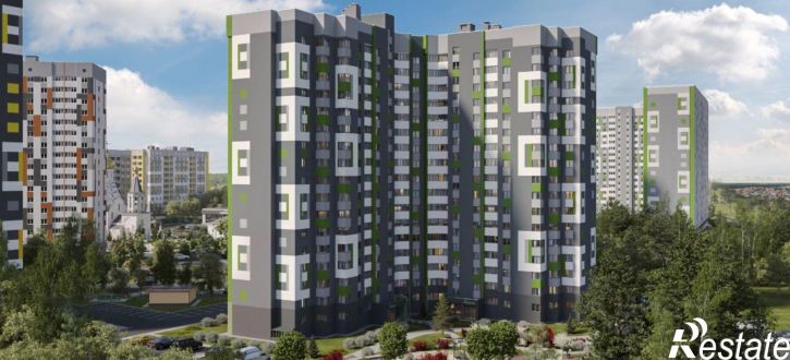 3-комн квартира в новом доме Сталинградский бульвар