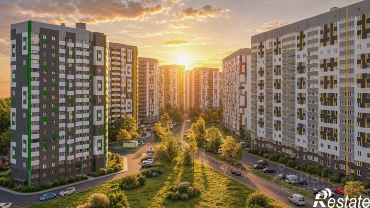 3-комн квартира в новом доме Сталинградский бульвар