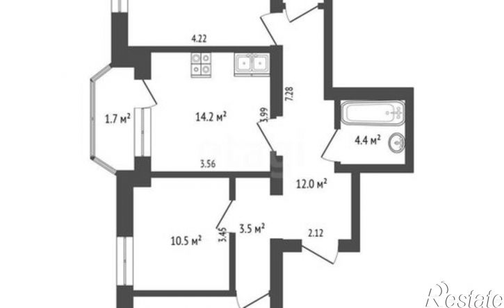 3-комн квартира Октябрьский пр-кт, 36,  д. 36