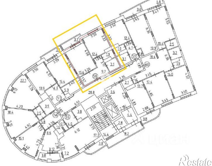 1-комн квартира ул Офицерская, 1а 3,  д. 1а 3,  к. 3