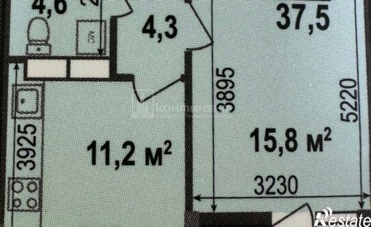 1-комн квартира ул Смоленская, 3б,  д. 3б