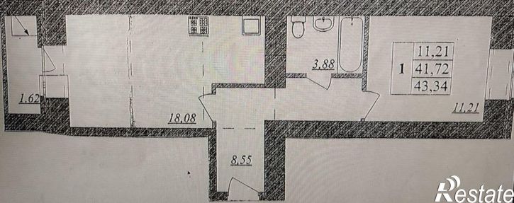 1-комн квартира Верхняя Дуброва ул, 32В