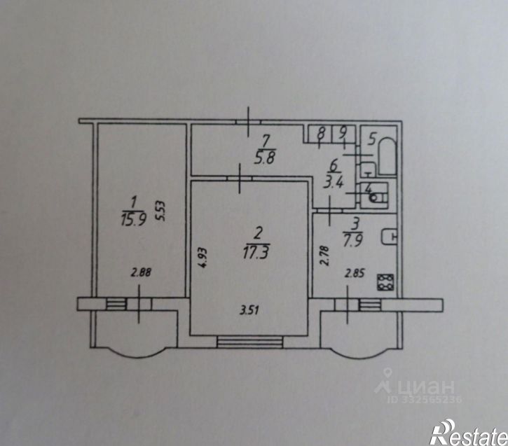 2-комн квартира ул Безыменского, 14,  д. 14