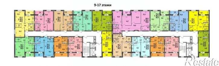 1-комн квартира в новом доме Сталинградский б-р, 5,  д. 5