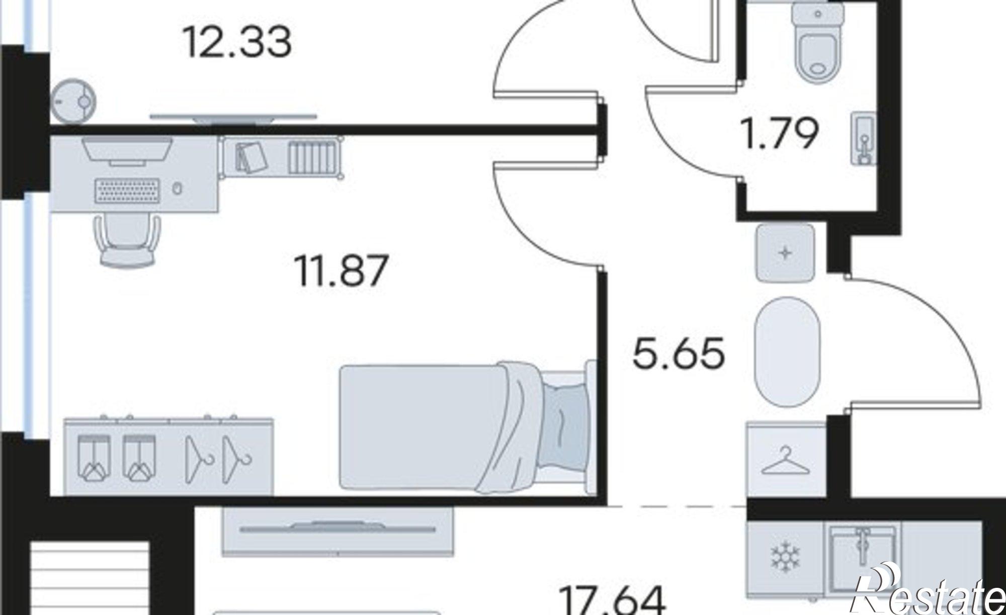 Купить квартиру за 9 411 760 рублей на ЖК Глоракс Октябрьский