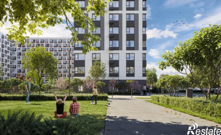 1-комн квартира в новом доме ЖК Глоракс Октябрьский