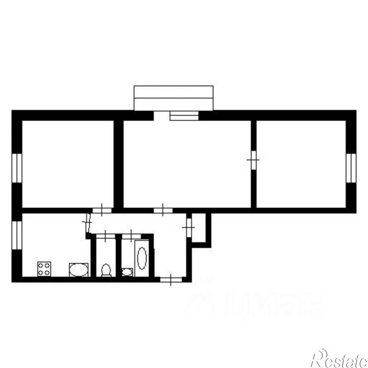 3-комн квартира ул Краснознамённая, 8А,  д. 8А