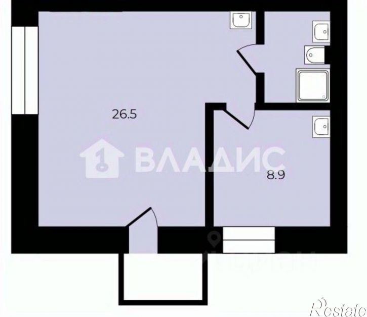 1-комн квартира Школьный пр-д, 4А,  д. 4А