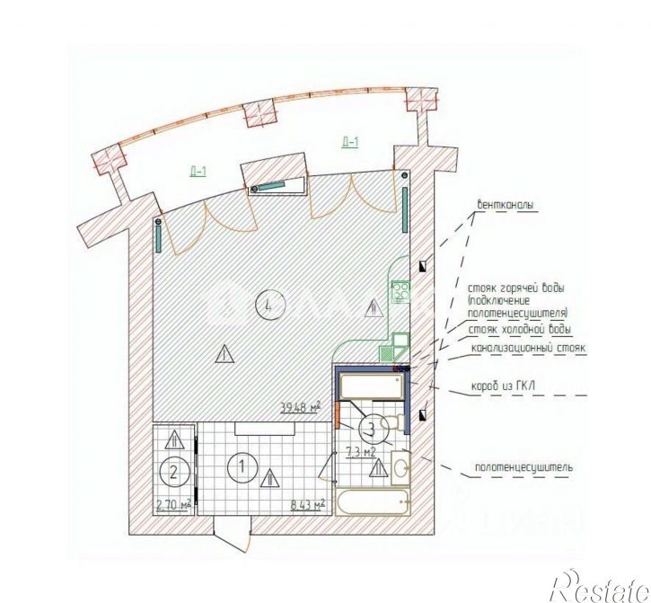 1-комн квартира ул Мира, 15А,  д. 15А