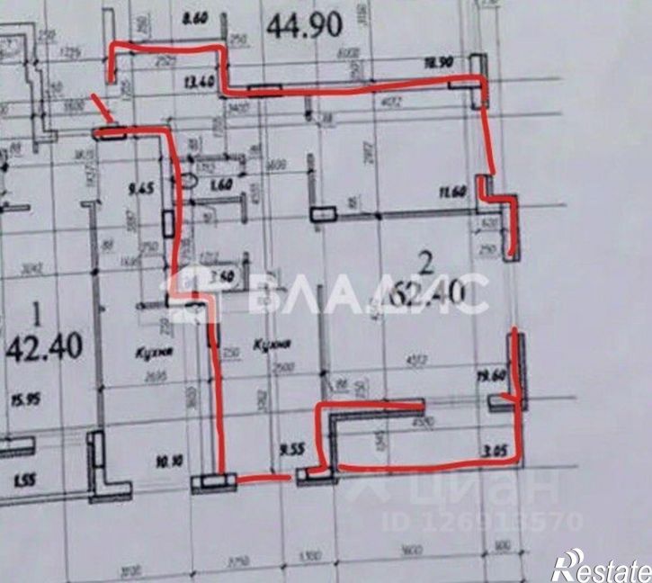 2-комн квартира ул Нижняя Дуброва, 50 1,  д. 50 1,  к. 1