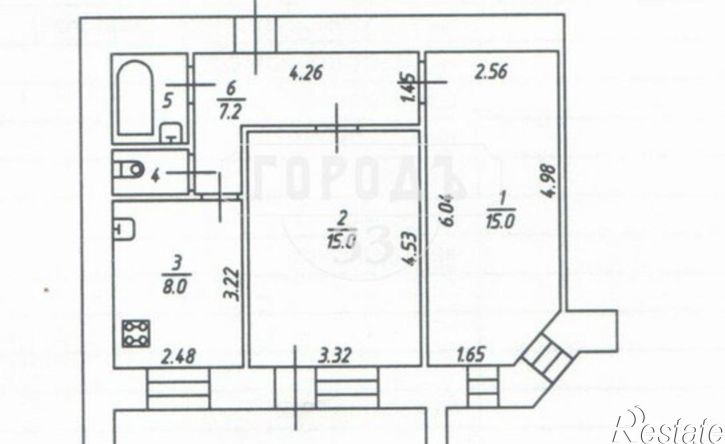2-комн квартира ул Безыменского, 9в,  д. 9в