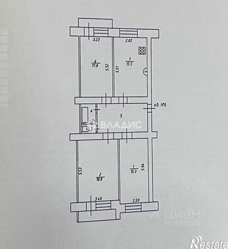 3-комн квартира ул Труда, 14Б,  д. 14Б