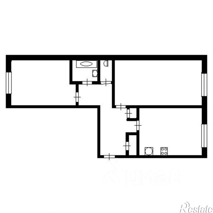 2-комн квартира ул Юбилейная, 30,  д. 30