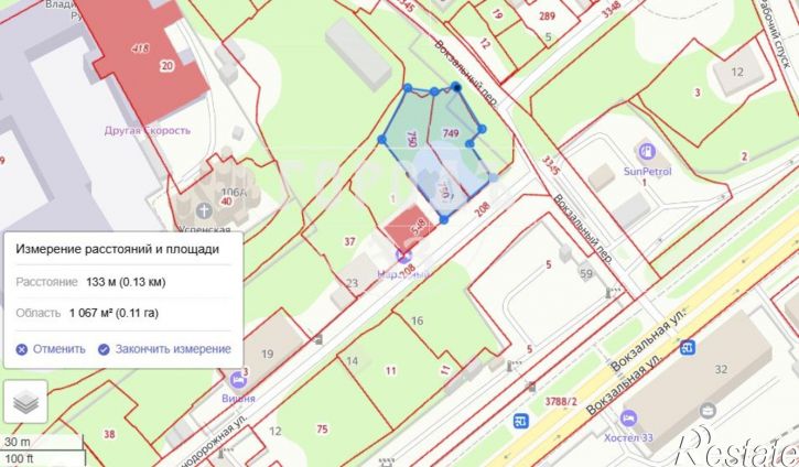 Земельный участок Железнодорожная ул, 33:22:032051:749