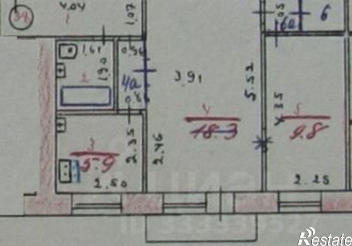 1-комн квартира ул Полины Осипенко, 2,  д. 2