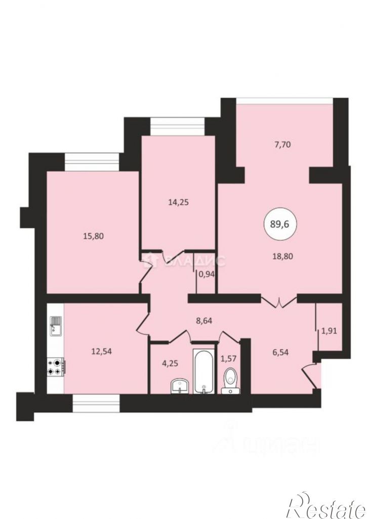 3-комн квартира ул Стрелецкая, 36А,  д. 36А