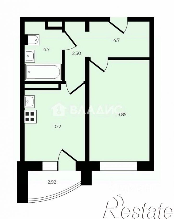1-комн квартира улица Нижняя Дуброва, 52 к2,  д. 52 к2