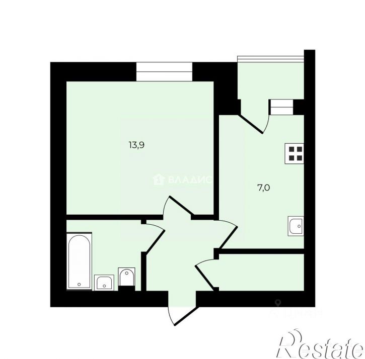 1-комн квартира Тракторная улица, 5А,  д. 5А