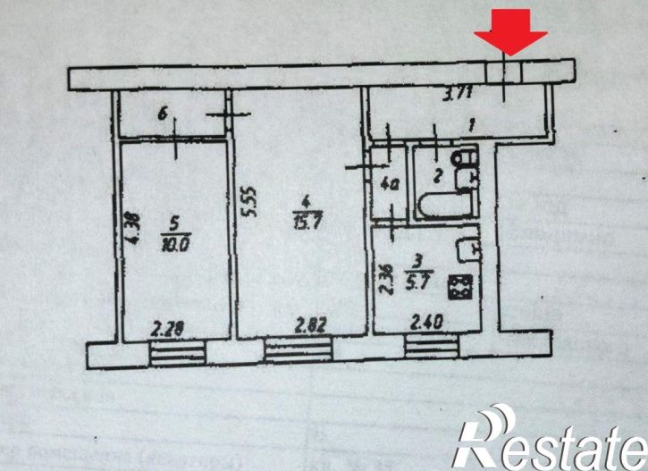 2-комн квартира Чайковского ул, 44